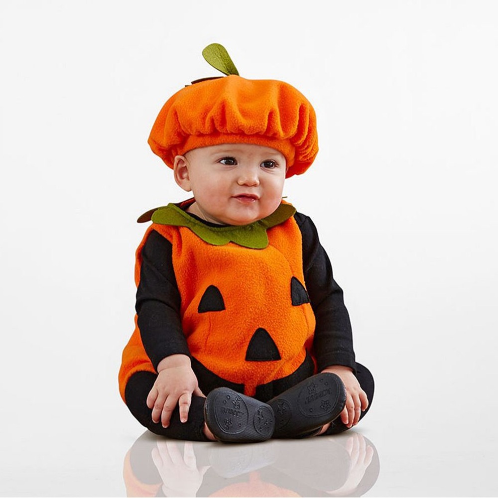 Pottery Barn Kids Baby Pumpkin costume - 3-6month